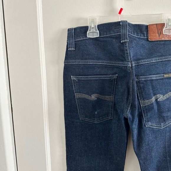 Nudie Jeans Dark Blue Straight Jeans - Picture 4 of 11